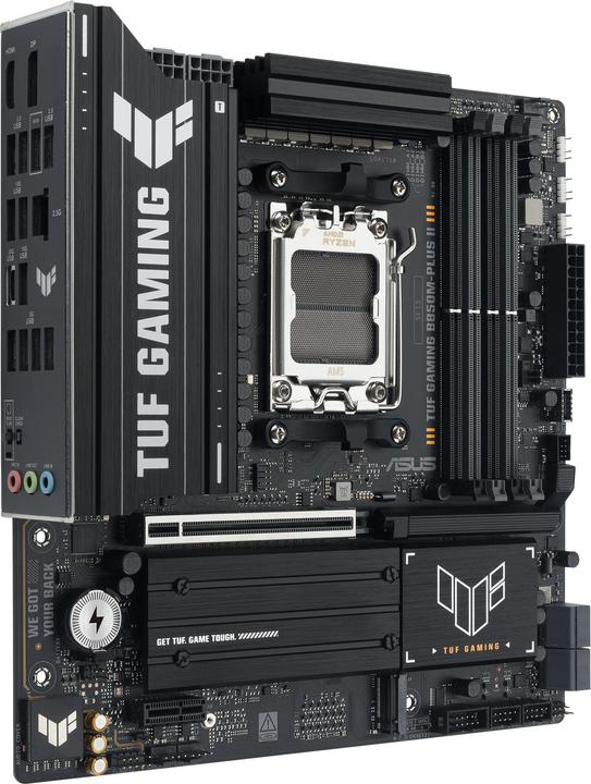 Produktbild ASUS MB TUF GAMING B850M-PLUS II (AM5, AMD B850, mATX)