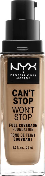 NYX Professional Make-Up Can't Stop Won't Stop - Full Coverage Foundation Natural Buff (Natural Buff)
