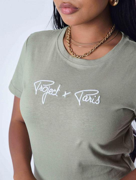Produktbild Project X Paris t-shirt mit logostickerei basic (XS)