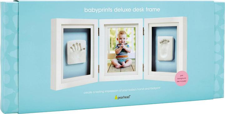 Actual product image Pearhead Table Photo frame with impression material