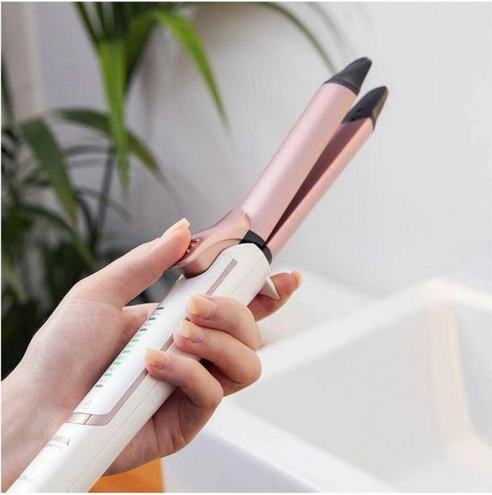 Immagine prodotto Cecotec Ferro da stiro Bamba RitualCare 1000 HidraProtect 2in1 Bianco/Rosa (Piastra per capelli)