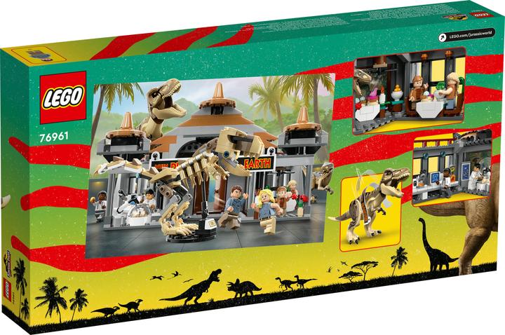 Image du produit LEGO Attaque du T. rex et du raptor sur le centre des visiteurs (76961, LEGO Jurassic World)