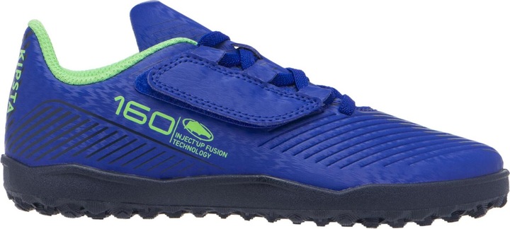 Kipsta Kinder Fussball Nockenschuhe mit Klettverschluss - 160 Easy Turf blau