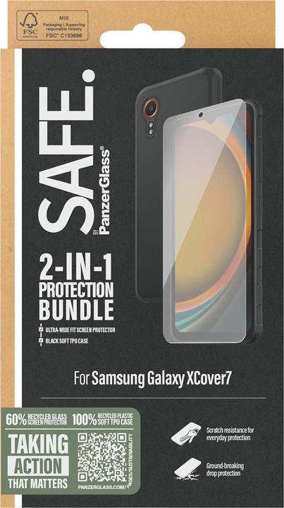 Actual product image Safe Bundle Glass + Case (1 pcs., Samsung Galaxy Xcover 5)