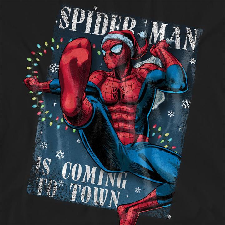 Produktbild Spiderman Is Coming To Town TShirt (M)