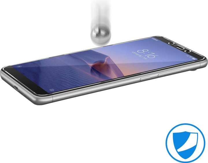 Produktbild Avizar Kristallklare Folie, Glas-Displayschutz (2 Stück, Xiaomi Redmi 6A)