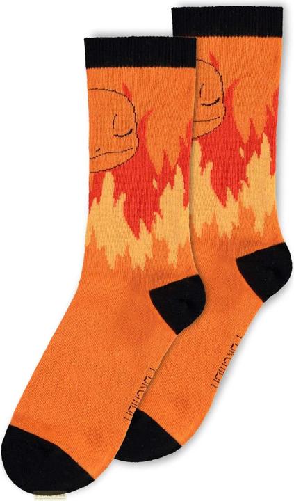 Actual product image Difuzed Pokémon socks 3-pack Pikachu, Charmander, Gengar 43-46 (pack of 3, 43 - 46)