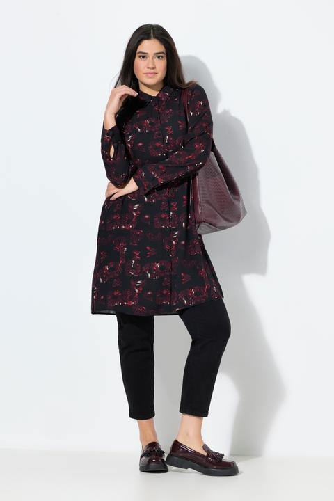Actual product image Ulla Popken Longbluse, Taschen, A-Linie, Hemdkragen, Langarm (46, 48)