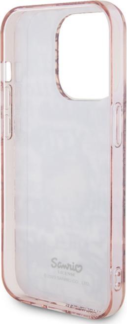 Productafbeelding Hello Kitty HKHCP15LHDGPTP iPhone 15 Pro 6.1" różowy/roze hardcase IML Tags Graffiti (Apple iPhone 15 Pro)