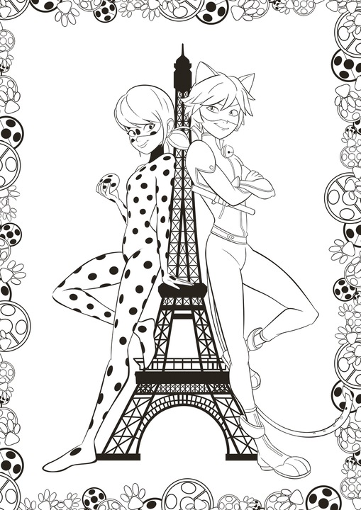 Actual product image Panini Miraculous: Superhero Power - Strong motifs for coloring
