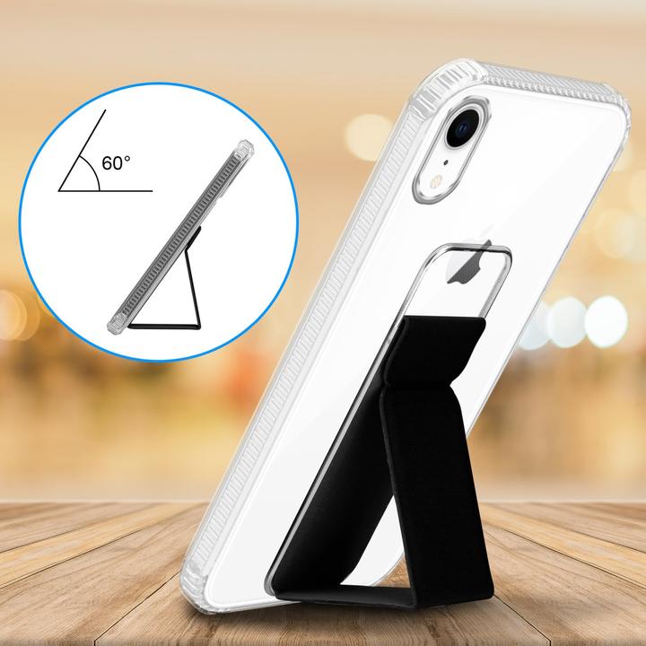 Actual product image Cadorabo Case for Apple iPhone XR in TPU with holder LM167 Style (Apple iPhone XR)