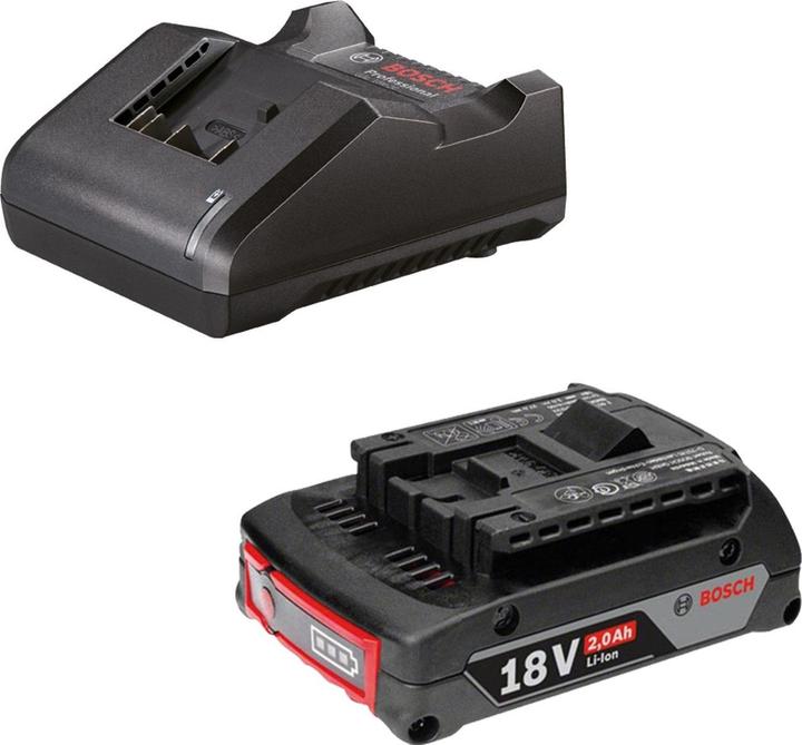 Bosch Hausgeräte Starter-Set 18 V / 1x 2,0 Ah Akku + Ladegerät GAL 18V (18 V)