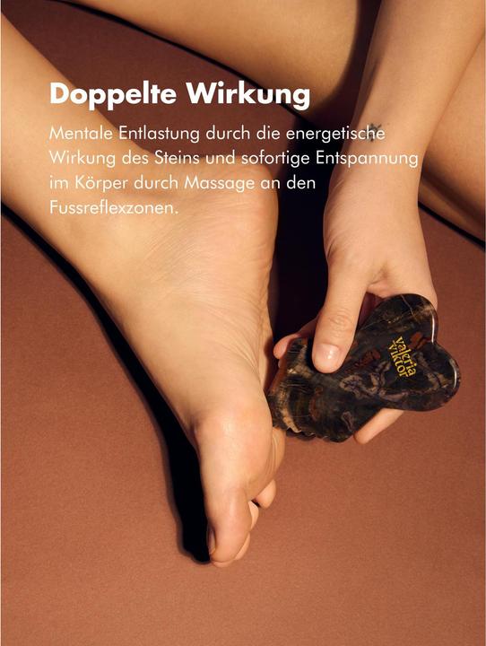Actual product image Valeria and Viktor Valeria und Viktor Anti-Stress Fussmassage-Stein