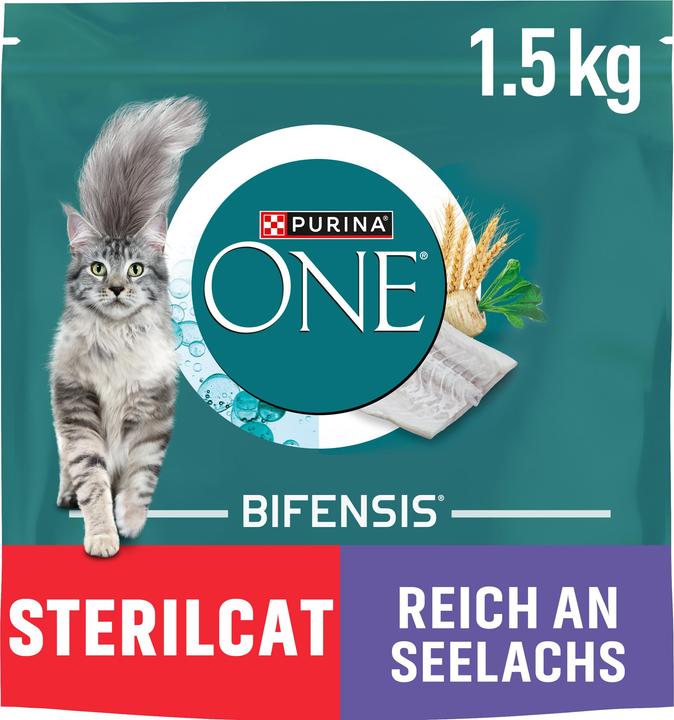 Produktbild Purina ONE Sterilcat, Reich an Seelachs (Adult, 1 Stk., 1500 g)