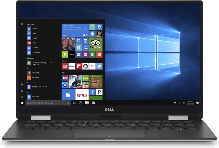 Actual product image Dell XPS 13 2-in-1 (13.30", Intel Core i5-7Y54, 8 GB, 256 GB)