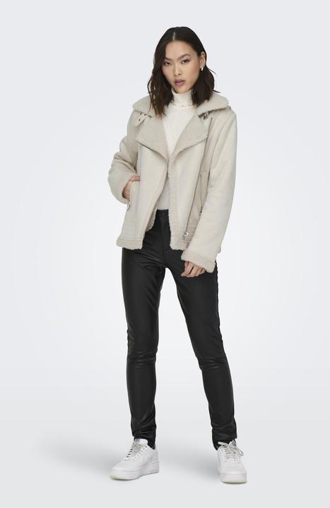 Actual product image Only Lapel collar jacket aviator jacket (S)