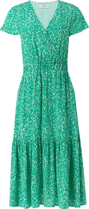 Image du produit Comma Kleid Tailliertes Kleid mit fixiertem Wickel-Oberteil (38)