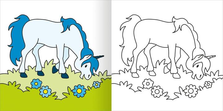 Produktbild Mein erstes dickes Malbuch ab 2 – Einhörner