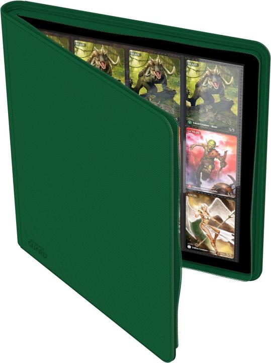 Actual product image Ultimate Guard UGD010469 - Zipfolio 480 – 24-Pocket XenoSkin (Quadrow), grün