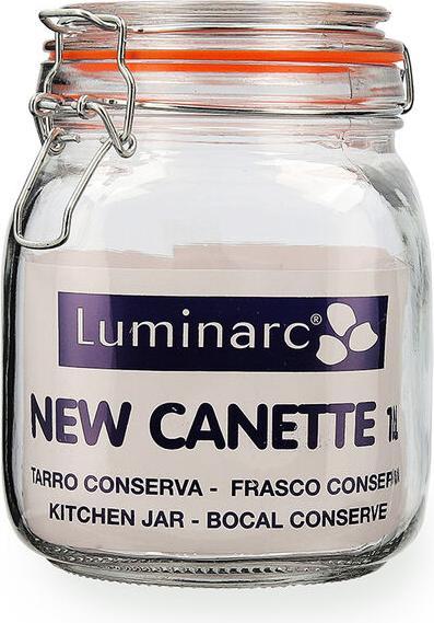 Actual product image Quid Glasgefäss New Canette Durchsichtig Glas (1L) (Pack 6x) (1 l)