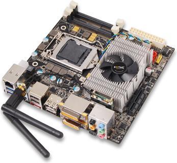 Actual product image Zotac Z68-ITX WiFi Supreme (LGA 1155, Intel Z68, Mini-ITX)