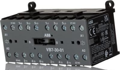 Actual product image ABB VB7-30-01 VB Power contactor / 24 V coil, 3 -pole 3 NO contacts / 20 A, reversing