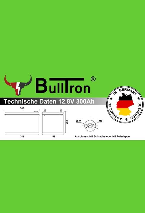 Produktbild Bulltron 12/300 Polar (12.80 V, 300 Ah)