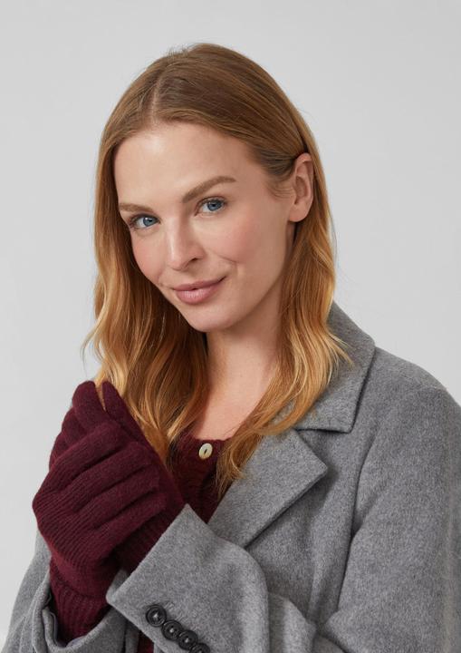 Produktbild s.Oliver Handschuhe Strickhandschuhe aus Wollmix (One Size)