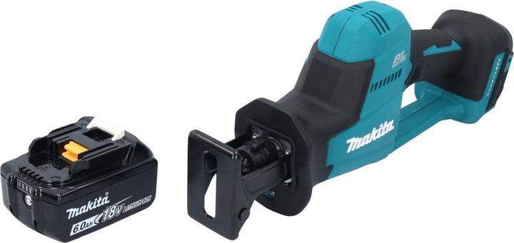 Image du produit Makita DJR 189 G1 Scie réversible sans fil 18 V Brushless + 1x batterie 6,0 Ah - sans chargeur