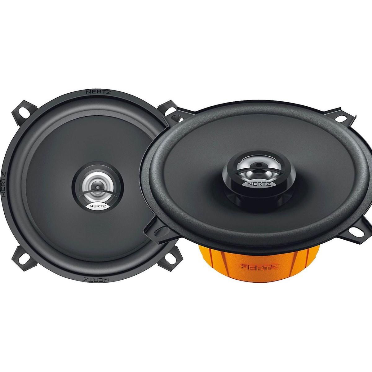 Kenwood, Altoparlante HiFi auto, HERTZ altoparlanti per auto DCX130.3 (potenza max. 80W / nero, 2 pezzi) (40 W, 13 cm)