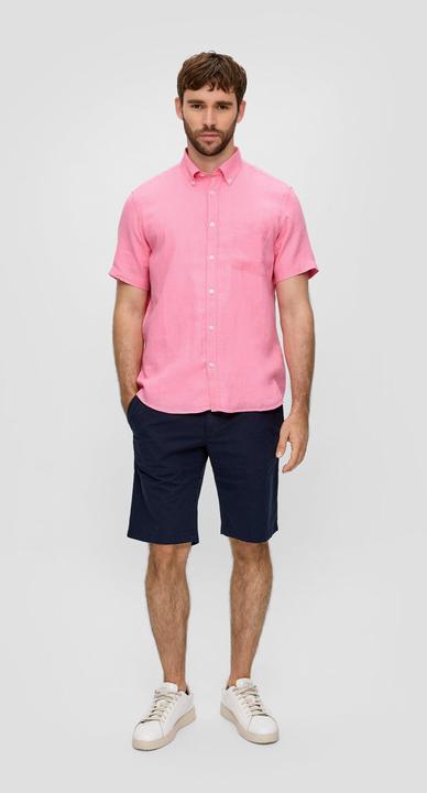 Immagine prodotto s.Oliver Hemd Kurzarmhemd aus Leinen (S)