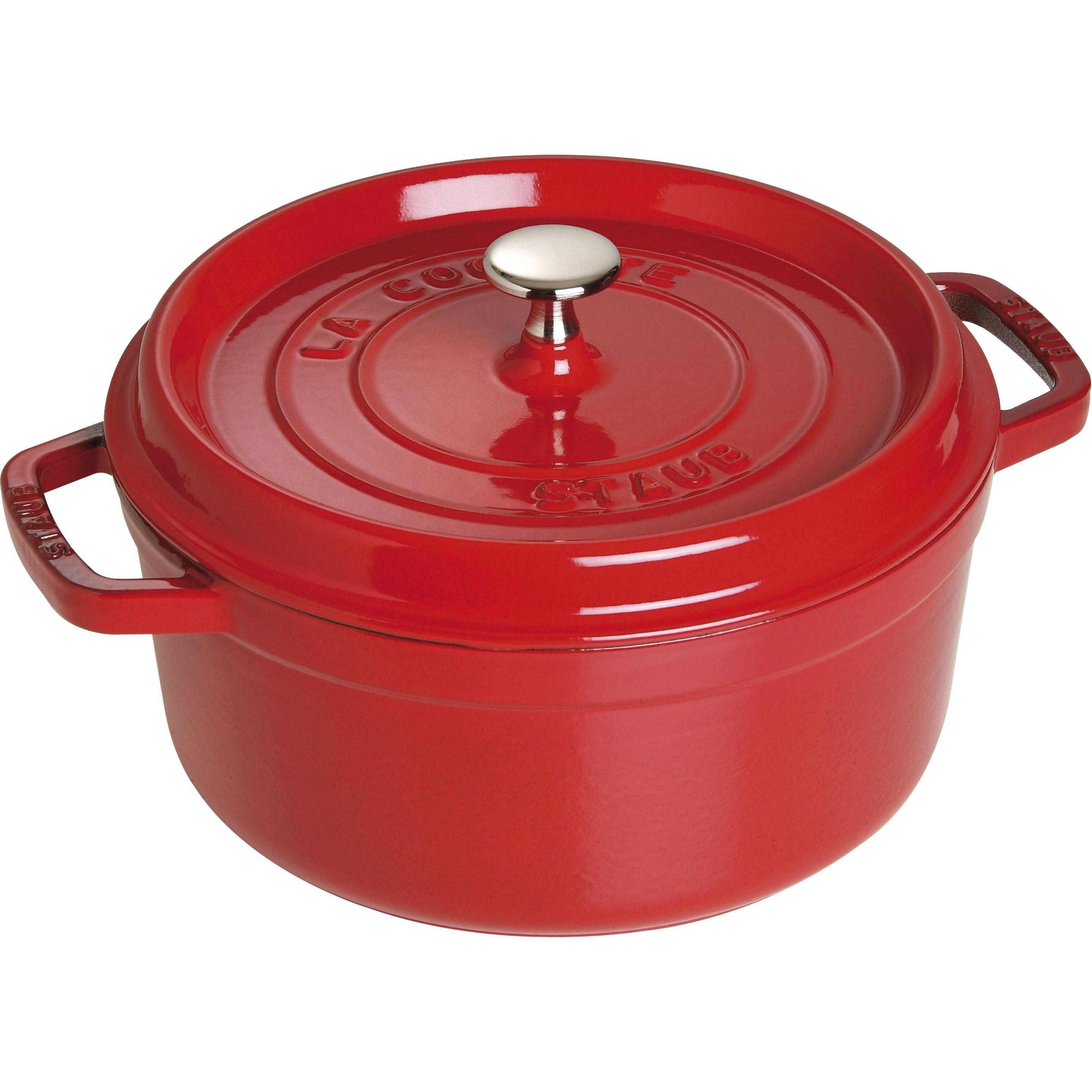 Staub Cocotte, Pfanne + Kochtopf, Rot
