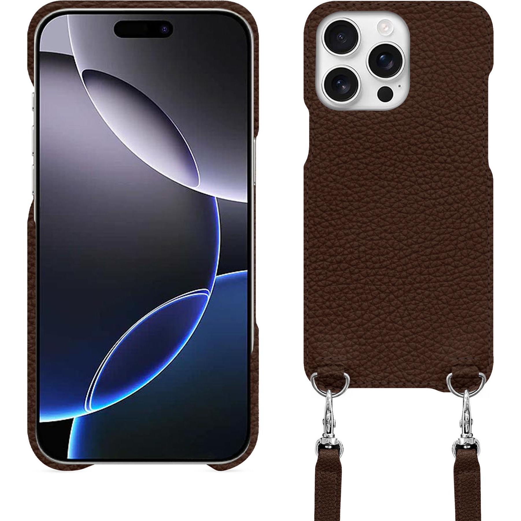 Noreve Schutzhülle mit Schulterriemen Apple iPhone 16 Pro Max (Apple iPhone 16 Pro Max), Smartphone Hülle