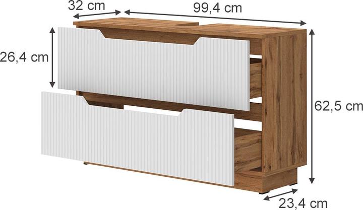 Actual product image Vicco Lotta (99.40 x 32 x 62.50 cm)