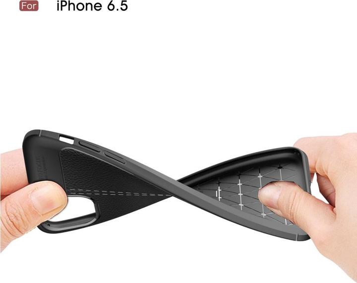 Actual product image Screenguard Apple iPhone 11 Pro Max Case Leather Design TPU Cover (Apple iPhone 11 Pro Max)