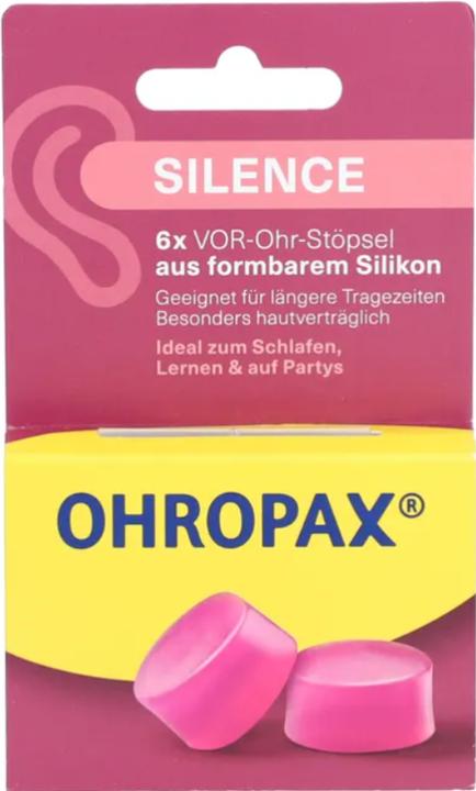 Produktbild Ohropax Silicon PINK (6x)