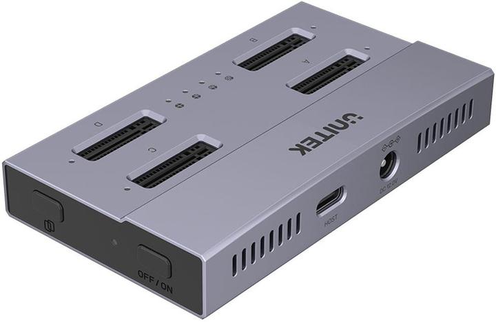 Actual product image Unitek USB4 M.2 SSD Dockingstation / Klonstation mit 4 Einschüben