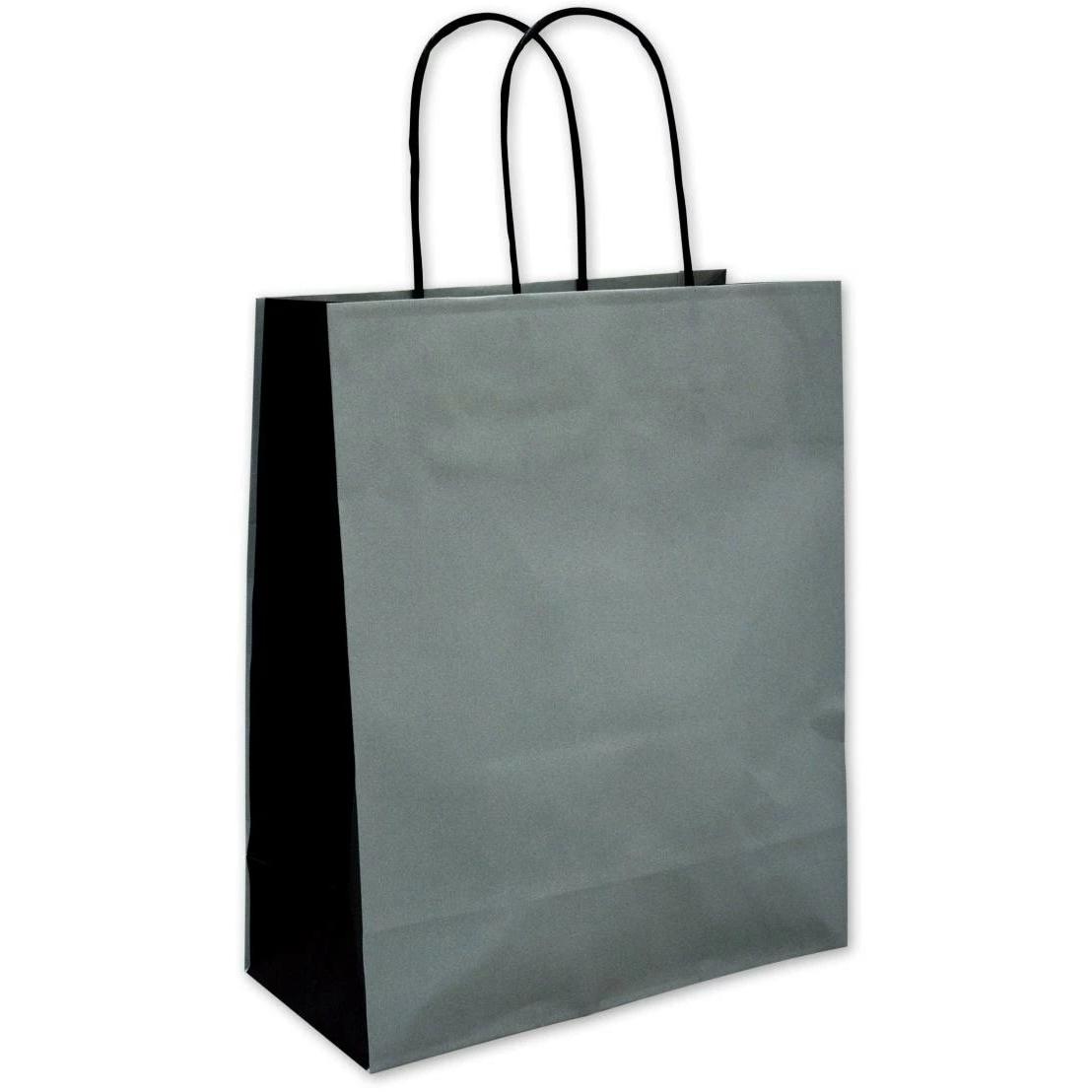Elco, Geschenkverpackung, Tragetasche grau 220x100x270mm (Geschenktüte, 25 x)