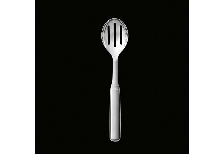 Produktbild OXO Steel Servierlöffel mit Schlitzen, 28cm (Servierlöffel)