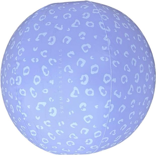 Swim Essentials Beach ball 51 cm purple leopard