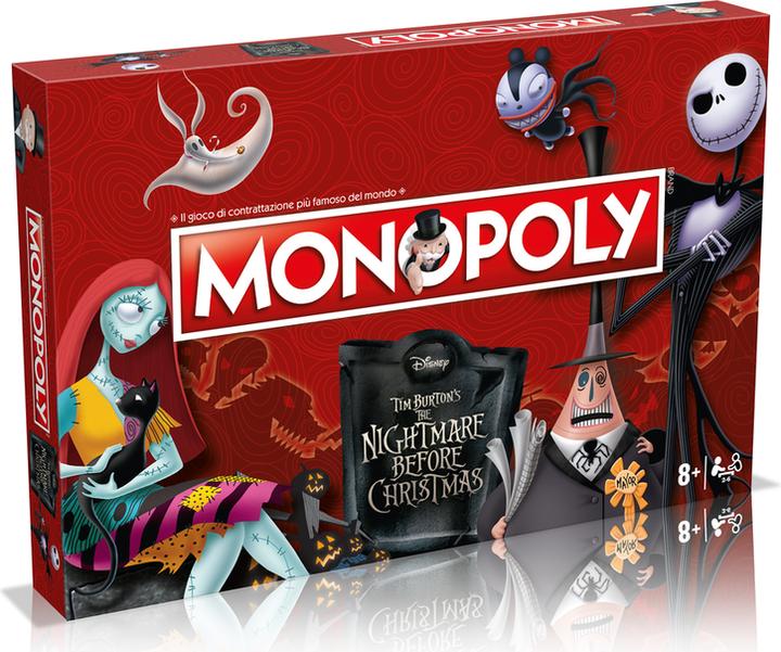Actual product image Monopoly Nightmare Before Christmas (English, 2 - 6 Players)