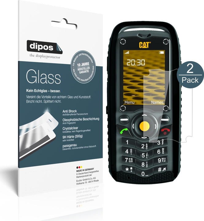 Produktbild Dipos Displayschutz Anti-Shock (1 Stück, CAT B25)