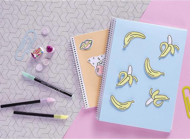 Actual product image Edding Fiber pen Colourpen Fine 1200 'Pastel' 5+1 (Sweet mint, Honeydew melon, Cherry blossom, Apple sorbet, Berry lavender and silver grey, 1 x)