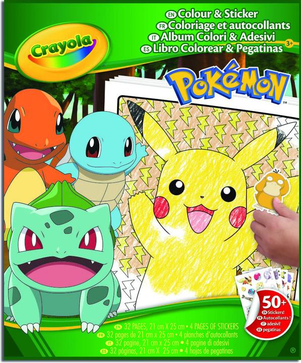 Immagine prodotto Crayola Gioco Creativo Pokemon Album Color e
