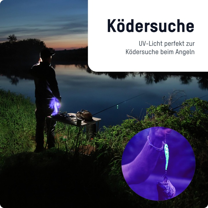 Produktbild Ansmann Taschenlampe Action 400 UV (3.75 cm, 100 lm)