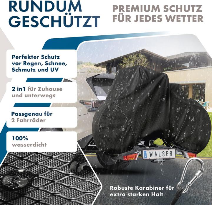 Actual product image Walser Premium bike cover for 2 bikes, waterproof protective bike cover