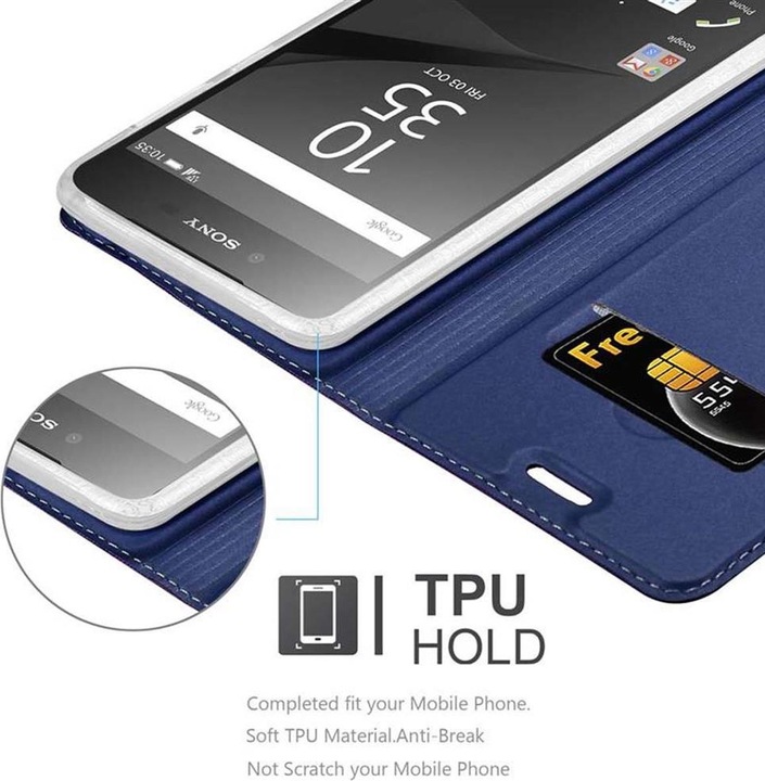 Actual product image Cadorabo Book Classy Style Cover (Sony Xperia Z5 Premium)