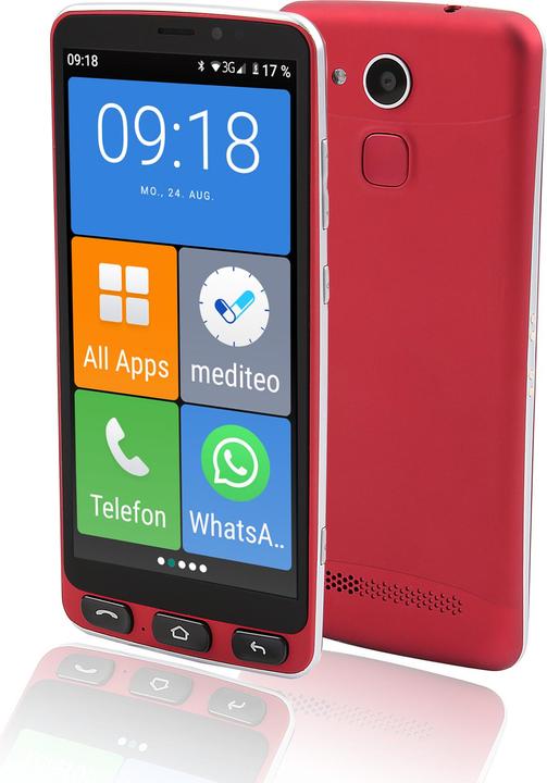 Olympia Neo (16 Go, Rouge, Noir, 5.50", Double SIM, 4G)