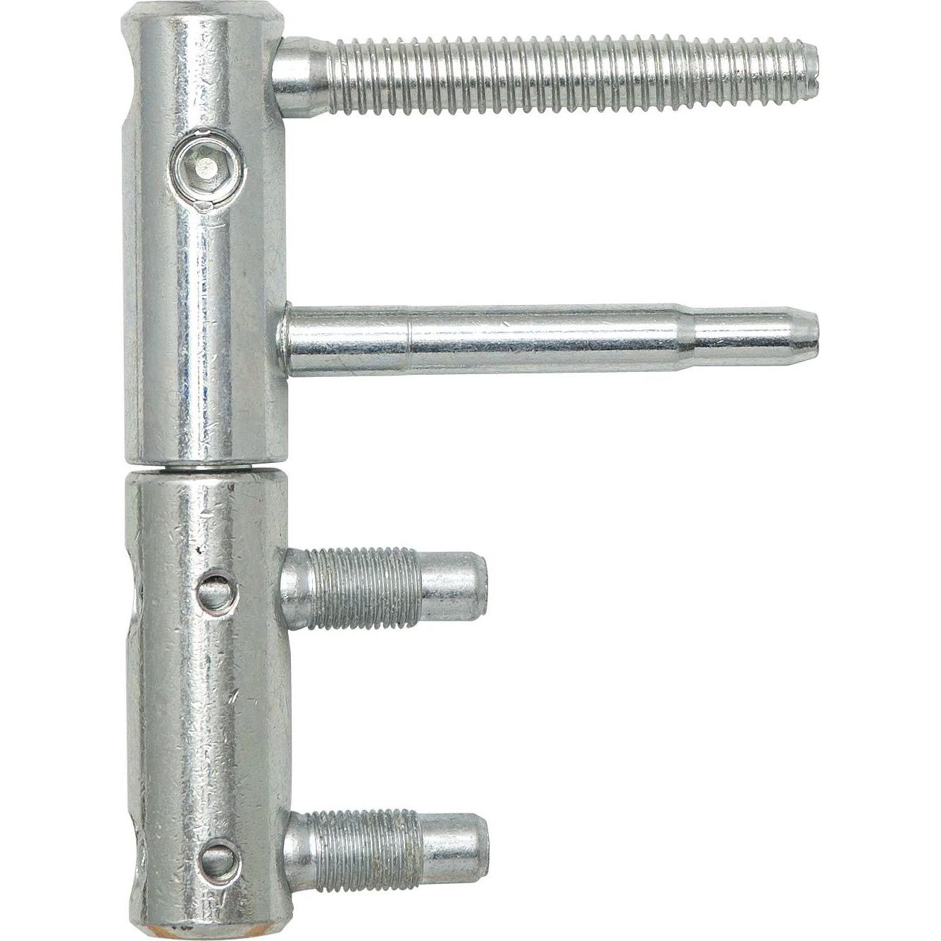 SFS, Türbeschlag + Scharnier, Stahlzargenband 3-DIM 2-tlg. o. Aushängesicherung, ø 20mm,verzinkt silber