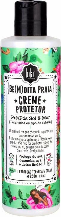 Produktbild Room05 Lola Brasil Linha BE(M) DITA PRAIA Creme Protetor Pre/Pos Sol e Mar 250g Be(M) dita Beach Collection (Sonnencreme, 277 g)